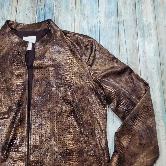 Chico's Studded Bazer. - Picture 4 of 7